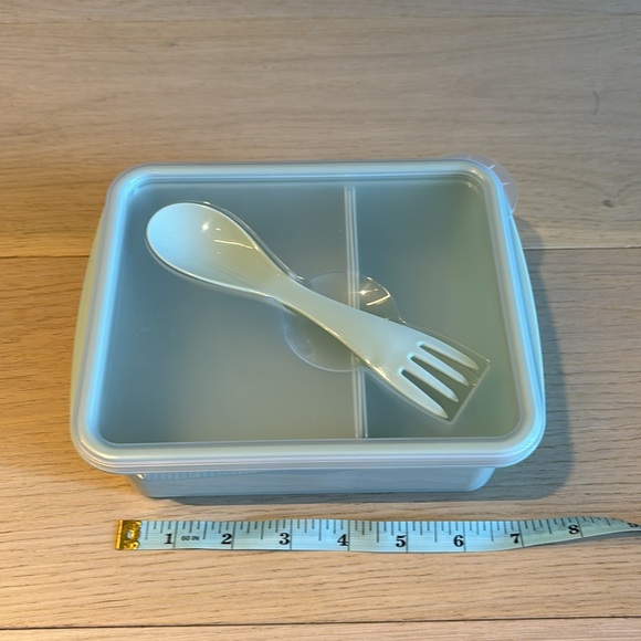 TikTok Popular Target Room Essentials Retro Bento Box Mint Green Lunch Small - Picture 4 of 8